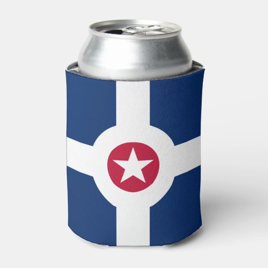 Flag of Indianapolis, Indiana Can Cooler 缶クーラー (缶正面)