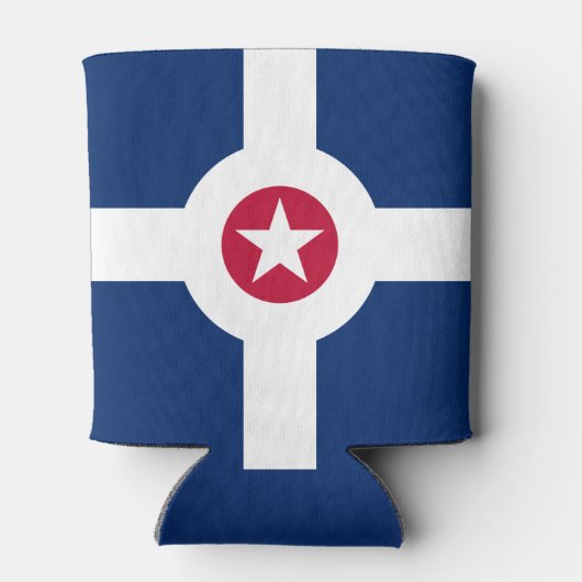 Flag of Indianapolis, Indiana Can Cooler 缶クーラー (裏面)