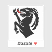 Flag of Interlaken district, Switzerland シール (シート)