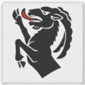 Flag of Interlaken district, Switzerland シール (正面)