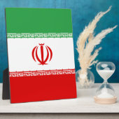 Flag of Iran フォトプラーク (側面)