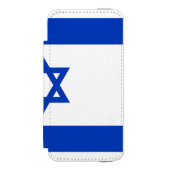 Flag of Israel Incipio iPhoneウォレットケース (フォリオ 正面)