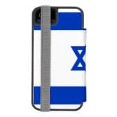 Flag of Israel Incipio iPhoneウォレットケース (フォリオ裏面)