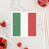 Flag of Italy - Italian スタンダードカクテルナプキン (インサイチュ)