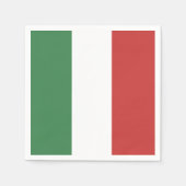 Flag of Italy - Italian スタンダードカクテルナプキン (正面)