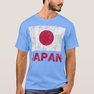 Flag of Japan Shirt Distressed Vintage Japanese Tシャツ
