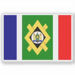 Flag of Johannesburg, the Republic of South Africa シール