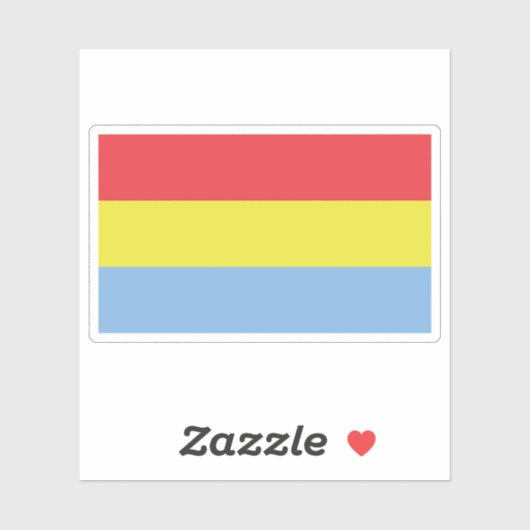 Flag of Kafficho people, Ethiopia シール (シート)