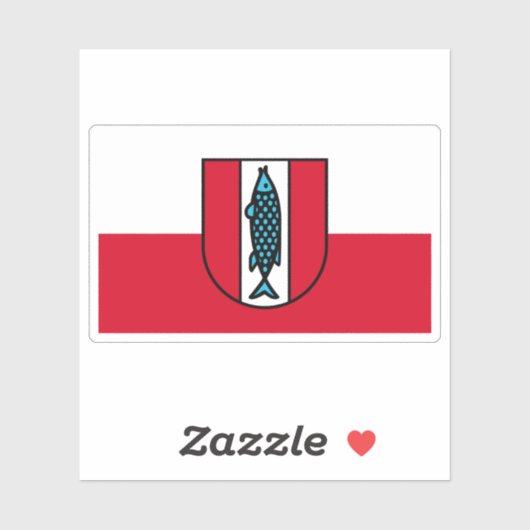 Flag of Kaiserslautern, Germany シール (シート)