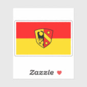 Flag of Kaufbeuren, Germany シール (シート)