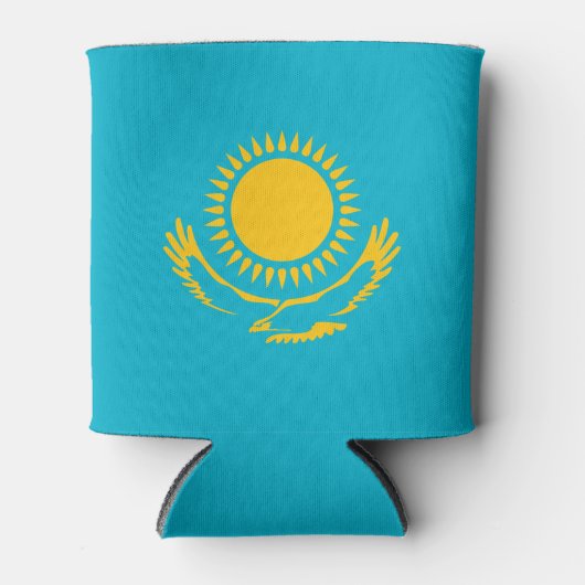 Flag of Kazakhstan 缶クーラー (正面)