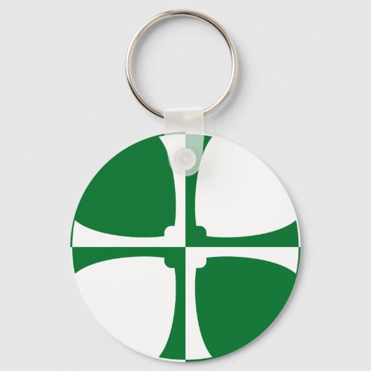 Flag of Kirkcudbrightshire Keychain キーホルダー (正面)