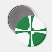 Flag of Kirkcudbrightshire Magnet マグネット (正面/裏面)