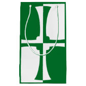 Flag of Kirkcudbrightshire Small Gift Bag スモールペーパーバッグ (正面)