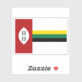 Flag of KwaZulu (1977-1985), Rep. of South Africa シール (シート)