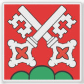 Flag of La Neuveville district, Switzerland シール (正面)