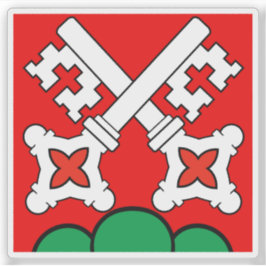 Flag of La Neuveville district, Switzerland シール