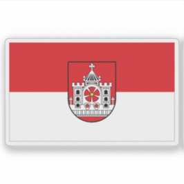 Flag of Landshut, Germany シール