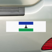 Flag_of_Lesotho バンパーステッカー (車上)