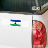 Flag_of_Lesotho バンパーステッカー (トラック上)