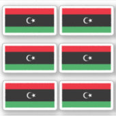 Flag of Libya - a collection Sticker シール (正面)