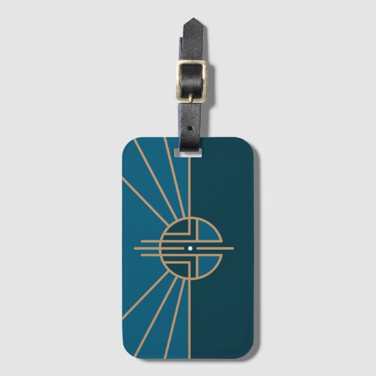 Flag of Lincoln, Nebraska ラゲッジタグ (正面縦)