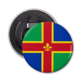 Flag of Lincolnshire Bottle Opener 栓抜き (正面)