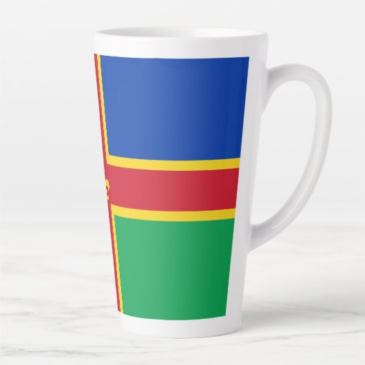 Flag of Lincolnshire Latte Mug カフェラテマグ (右)