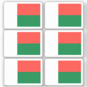 Flag of Madagascar - a collection シール (正面)