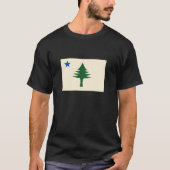Flag of Maine 1901 Maine State Flag Pine Tree Stat Tシャツ (正面)