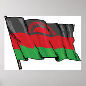 Flag Of Malawi ポスター (正面)