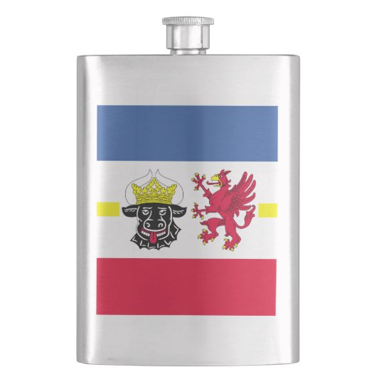 Flag of Mecklenburg-Western Pomerania Flask フラスク (正面)