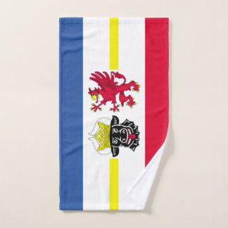 Flag of Mecklenburg-Western Pomerania Hand Towel ハンドタオル