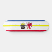 Flag of Mecklenburg-Western Pomerania Skateboard スケートボード (横)