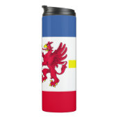 Flag of Mecklenburg-Western Pomerania Thermal Tumb タンブラー (回転右)