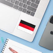 Flag of Memmingen, Germany シール (ノートパソコンとiPhone)