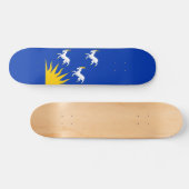 Flag of Merionethshire Skateboard スケートボード (横)
