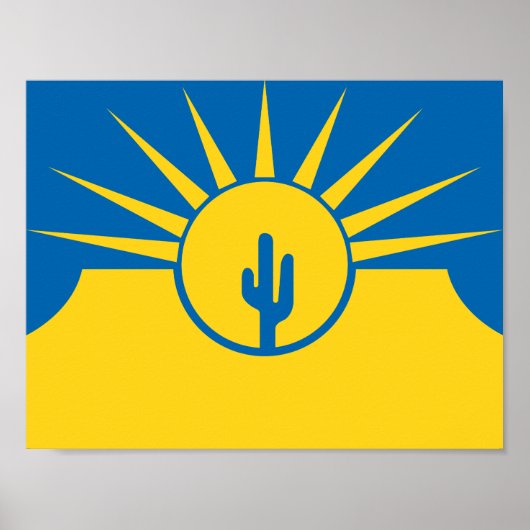 Flag of Mesa, Arizona Poster ポスター (正面)