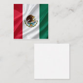Flag of mexico スクエア名刺 (正面/裏面)