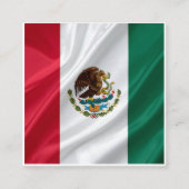Flag of mexico スクエア名刺 (正面)
