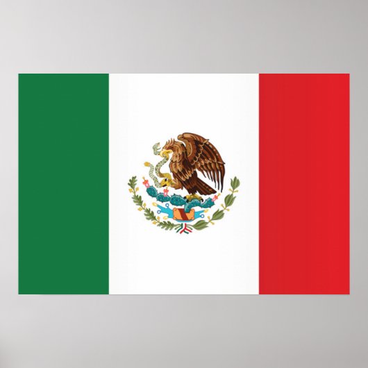 Flag of Mexico ポスター (正面)