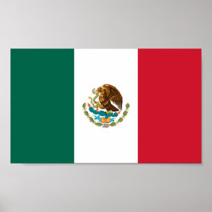 Flag of Mexico ポスター