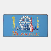 Flag of Milwaukee, Wisconsin  デスクマット (正面)