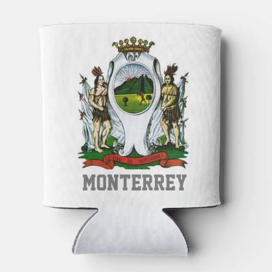 Flag of Monterrey, Nuevo León - MEXICO 缶クーラー (裏面)