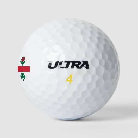 Flag of Montreal, Quebec Golf Balls ゴルフボール (ロゴ)