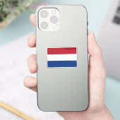 Flag of Netherlands custom-cut  シール (スマートフォン)