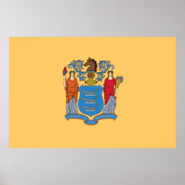 Flag of New Jersey ポスター