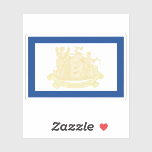 Flag of Newark, New Jersey, USA シール (シート)