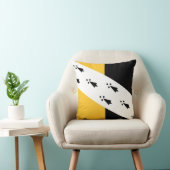 Flag of Norfolk Throw Pillow クッション (椅子)