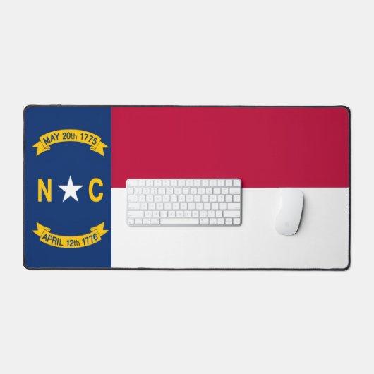 Flag of North Carolina デスクマット (キーボード&マウス)